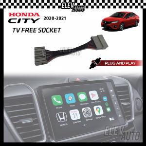 PLUG AND PLAY Honda City 2020 2021 TV Free Socket Bypass Video In Motion