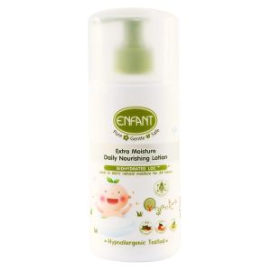 Enfant (อองฟองต์) Organic Plus Extra Moisture Daily Nourishing Lotion โลชั่นใช้ได้ตั้งแต่แรกเกิด