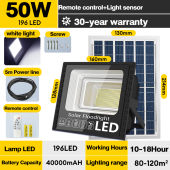【BUY 1 TAKE 2】solar flood light 600W outdoor waterproof IP68 original 606LED 680000mAh with solar panel garden lamp room night light bulb for courtyard automatic with remote control christmas decorations 2025 As low as 109 pesos