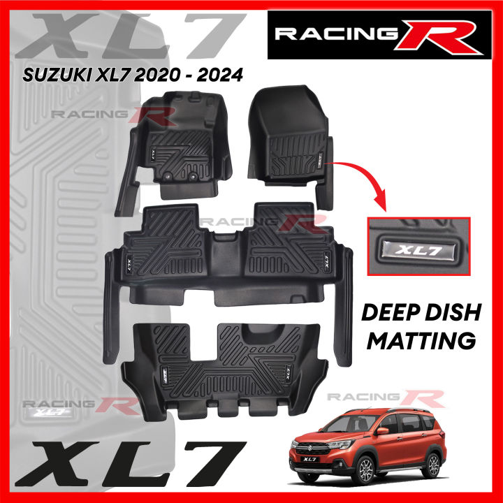 Suzuki XL7 2020 To 2024 OEM Deep Dish Matting 9D WITH EXTENSION 