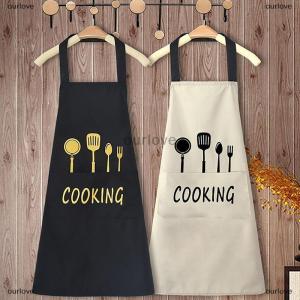 [COD] ourlove ผ้ากันเปื้อนกันน้ำมันสามารถเช็ดมือในครัวทำงานเสื้อผ้าทำอาหารที่บ้านผ้ากันเปื้อนแขนกุดอเนกประสงค์สำหรับผู้ชายและผู้หญิง