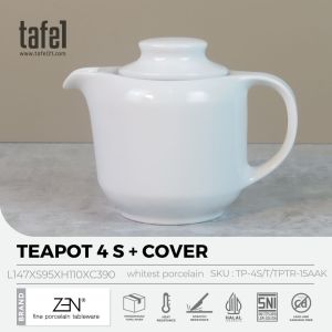 ZEN Teko Keramik / Tea Pot 4 S + Cover HORECA 390 ml