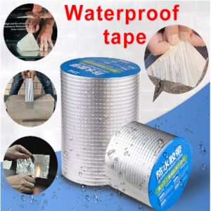 Waterproof Trap Paste Leakproof Aluminum Foil Butyl Rubber Waterproof Tape High Temperature Resistance