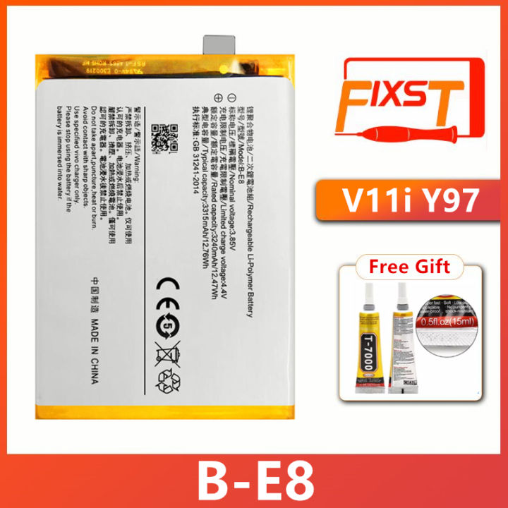Original FIXST Battery B-E8 FOR VIVO V11i Y97 Battery V11i BATTERY With T7000