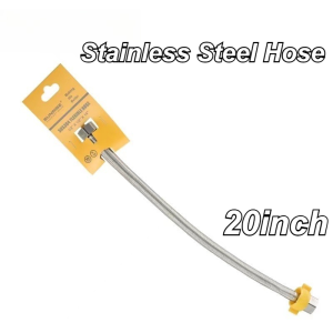 304 Stainless Steel Plumbing Hose For Bathroom Heater Connect Corrugated Pipes With Wrench Pipe