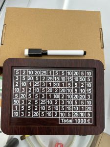 WE 3934 = 木质存钱罐 Wooden Piggy Bank