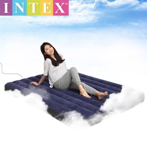 INTEX 64757 Dura-Beam ® Standard down cushion quick inflation and deflation 2-in-1 air valve（91cm*191cm*25cm）