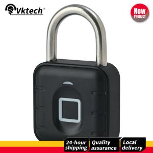 【Vktech】 การกันน้ำล็อคลายนิ้วมือกับลิ้นชักแอพ Tuya ลิ้นชักความปลอดภัยล็อคแบตเตอรี่ที่ขับเคลื่อนด้วยแบตเตอรี่สำหรับกระเป๋าเป้สะพายหลัง