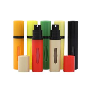 JUSTODO 6มล ขวดน้ำหอมขนาดเล็ก ว่างเปล่า รีฟิลได้ ภาชนะเครื่องสำอางเปล่า ใหม่ แบบพกพา ขวดสเปรย์อะตอมไมเซอร์