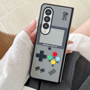 2025 สำหรับ Samsung Galaxy Z Fold 7 Z Fold 6 Z Fold 5 Z Fold 4 เคสศัพท์หน้าจอพับ รูปทรงสามมิติเรียบง่าย เคสแข็ง PC ป้องกันการตก