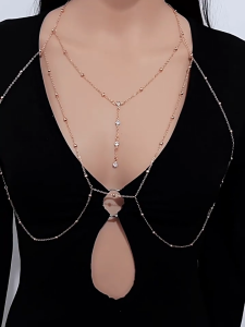 Rhinestoness Enhancing Wedding Bra 3 Row Rhinestones Detailing Practical Metal Hardware Adjustable Comfort Fit Strapless Design