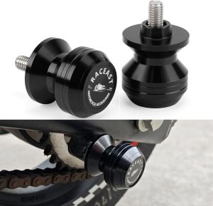 M8 Swingarm Spools Sliders 8MM CNC Aluminum Motorcycle Rear Spools Black