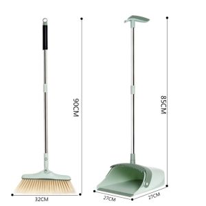 Sapu Pengki Rambut Lembut Dapat Dilipat Alat Sapu Pembersih Rumah Tangga Multifungsi Alat Sapu Pembersih Tanpa Debu Tahan Angin