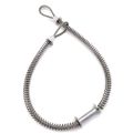 20Inch Stainless Steel Whip Check Hose Safety Cable Anti-Collapsible Anti-Dropping Safety Hose. 