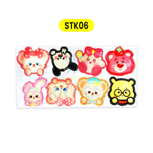 [KN ACC] STIKERS REFLEKTIF MOTIF KARTUN LUCU COCOK UNTUK MOTOR / MOBIL UNIVERSAL