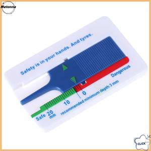 Follow Get More【Metonna】 0-20mm car tyre tire tread depth gauge meter measurer tool