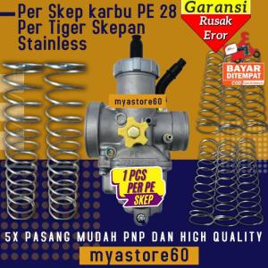 (BAYAR DI TEMPAT) Per Skep Karbu Pir Skep Karburator Carbu Carburator PE 28 30 Nsr 28 30 PE28 Nsr28 High Quality Stainless