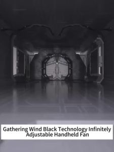 2025 พัดลมมือถือขนาดเล็กใหม่ พัดลมเทอร์บินความเร็วสูงพร้อมเกียร์ 100 ระดับ เงียบเป็นพิเศษ ชาร์จใหม่ได้ D-528