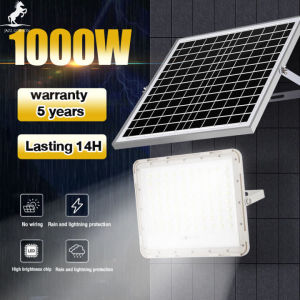 [READY STOCK] JAZZ GORDON LED Solar Lights Outdoor Lighting Spotlights IP66 Waterproof Floodlights with Remote Control Automatic Sensor Garden Lights Apply to Courtyard Street Balcony
