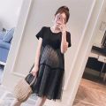 Free shipping Mom&Kids High Quality Pregnant dress baju pregnant pregnancy dress Maternity Plus Size Tops Pregnant baju ibu mengandung Maternity Short Sleeve Dress Fashion Plaid Mesh Western Style Seluar Mengandung 孕妇连衣裙 孕妇裙 孕妇裤 孕婦褲 孕妇短裤 孕婦裝 新款 孕婦連衣裙 COD. 