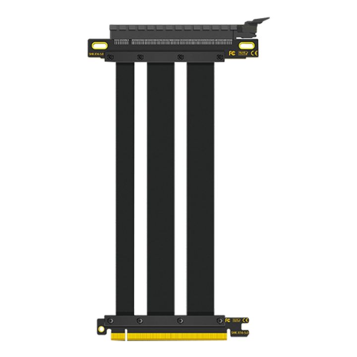 PCIe 5.0 x16 Riser Cable Graphics Video Card Gen 5 Flexible Extension ...