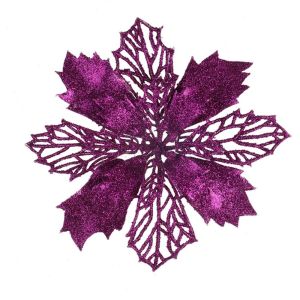 HOUCHU Romantic ChristmasTree Ornament Hollow Plastic Xmas Tree Pendant Stylish Multi-color Artificial Hollow Flowers Christmas Tree Bottom