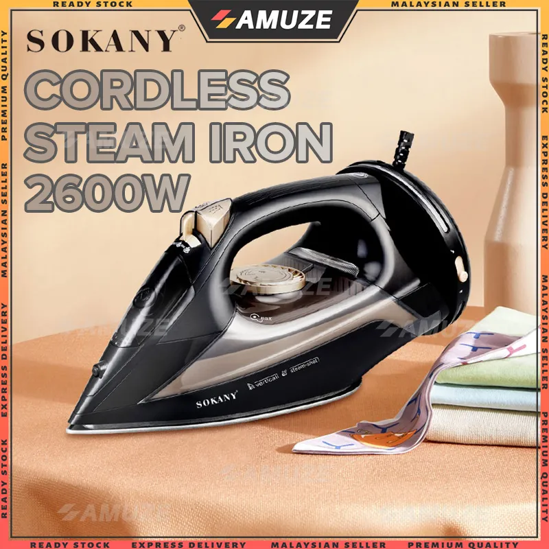 Sokany cordless shop steam iron