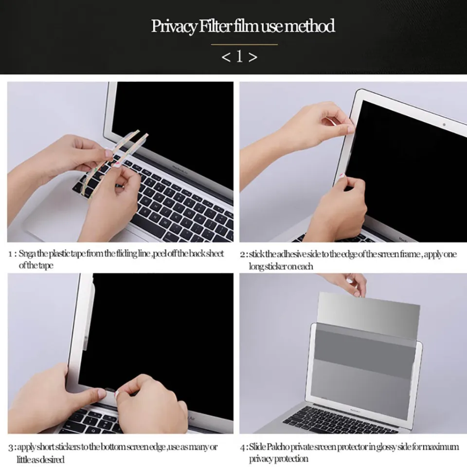Privacy Screen Protector Laptop 13 14 inch Notebook PC Computer  Monitor Anti Spy Filter Matte Film Anti peep Computer Laptop Tempered Glass 