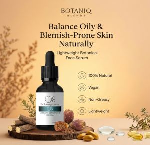 Natural Brightening Serum Oil with Licorice Root & Vitamin E - For Dull & Uneven Skin Tone