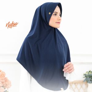 Nafisa Instan Azqila Premium - Hijab Instan Jilbab Bergo Bahan Kaos & Lycra High Quality Part 1