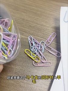 Coloured Paper Clip (500 Pcs/Pack) Office Stationary Cute Photo Clip Durable Pengepit Kertas 照片夹