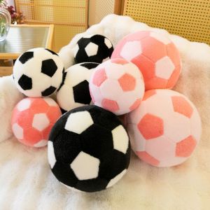YAZHE Stuffed Soccer Ball Throw Pillow Ball Shape Soft Football Throw Pillow Doll Creative Ins Football Plush Toy Friends Birthday Gifts