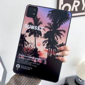 HEXDRAGON Traveling Scenery Pattern Mat tablets Hard Back Covers Cases for Xiaomi Pad 6 5 Mipad 5 Tab Pad6 Mi tablet Casing Without Cover Shockproof