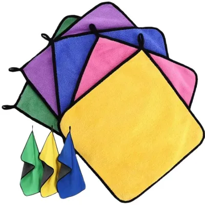 Gratis Ongkir - Kain Lap Microfiber / Kain Lap Mobil Motor / Otomotif Towel / Kain Lap Dua Sisi