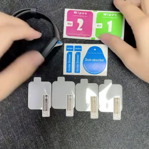 Thích hợp cho Apple-Watch7 chống cháy nổ bảo vệ uốn nóng TPU cong toàn màn hình màng bảo vệ 41/45mm