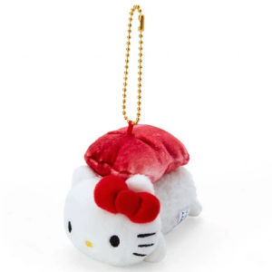 Kawaii Hello Kitty Sanrio Sushi Series Pendant Anime Figure Keychain Itabag Backpack Pendant Accessory Toy Limit Doll Girl Gift