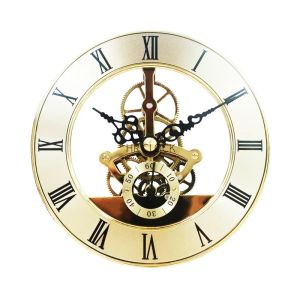Sacesr 126mm Metal Inlaid Clock Accessories Skeleton Clock Gear Movement High-Grade Metal Skeleton Clock Movement 9N5Q1