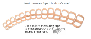 ACTIV Figure-8 Finger Support | Strong Support | Waterproof | Lightweight | Low Profile | Total 3 units