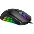 Chuột có dây Gaming Havit MS814 - Hàng chính hãng - LED RGB 16 triệu màu, chống trượt Anti-Slipping, thiết kế cong thái học. 