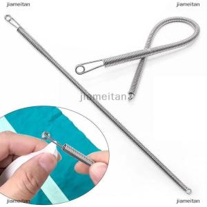 [COD] jiameitan Bendable Spring Threading Tool Stainless Steel Spring Drawstring Threader Waist Rope Auxiliary Device DIY Sewing Tools