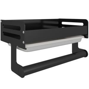 Konco giá giữ bọt biển bồn rửa gắn tường Hộp đựng đồ ở bồn rửa xà phòng bọt biển drainer dishcloth giá lưu trữ không gian phòng tắm bằng nhôm Giá treo khăn Rag móc áo