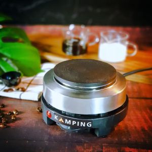 เตาไฟฟ้าอเนกประสงค์หน้าเดี่ยว 500 วัตต์ KAMPING หน้าเตาขนาดเส้นผ่านศูนย์กลาง 10 เซนติเมตร สามารถปรับระดับความร้อนได้ถึง 5 ระดับ