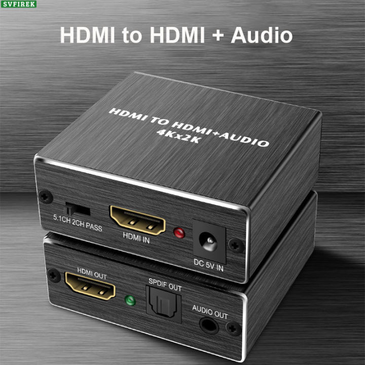 4K HDMI Audio Splitter HDMI Audio Extractor Stereo Audio Converter HDMI to  HDMI SPDIF Audio Adapter For PS4 DVD Lazada PH