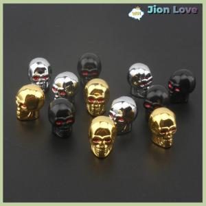 Jion Love Skull Valve Caps ABS Car Wheel Plugs For Alloy Wheels Tire Valve Cap Auto Valve Cover Nipple Caps For Cars Motorcycles Bikes