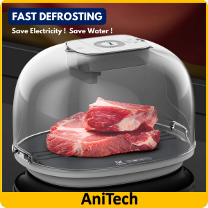 KAYUSO Kitchen Quick Thaw Machine Food Grade Aluminum Meat Steak Defroster Defrosting Tray Box Ice Melting Kitchen
