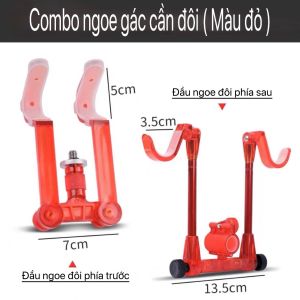 Phụ kiện câu cángoe đôi gác cần câu tiện lợi cho ai đi câu mang nhiều cần