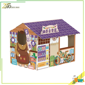 บ้านเเมว บ้านแมวกระดาษ ส่งกระดานตีนแมว บ้านสัตว์เลี้ยง เต้นท์แมว บ้านลับเล็บแมว ของใช้แมว/บ้านแมว ปลอดภัยไร้กาว ใส่สบาย น่ารัก