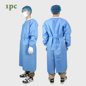 Disposable Non-Woven Isolation Gown Thickened Protective Work Clothes PPE Medical Gown Suit