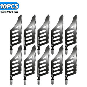 20PCS Jigsaw Blade T-shank Flush Cutting Blades Heavy Duty Scroll Saws Replaceable Coarse Teeth Wood Aluminum Tight Spaces Cut Tools