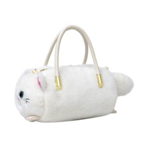 COSE Designer Cat Cross bag Small Cute Fluffy Fur Simulated Cat Bag New Casual Womens Handbag for Ladies